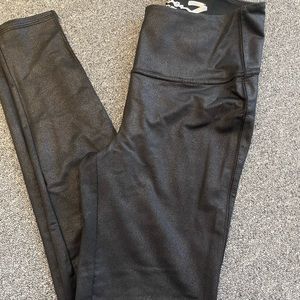 Coated high rise legging